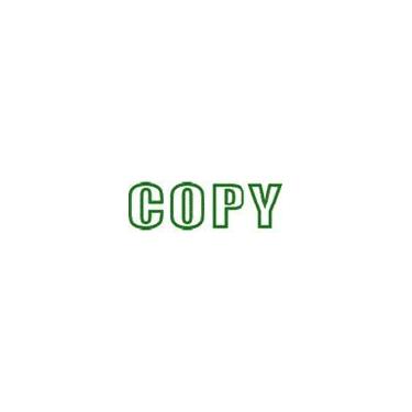 Imagem de Carimbo Copy Contorno auto-tintado - Verde