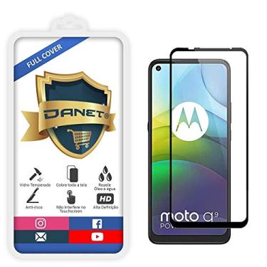 Imagem de Película De Vidro Temperado 3D Full Cover Para Motorola Moto G9 Power com Tela de 6.78" Polegadas - Proteção Blindada Top Premium Que Cobre Toda A Tela