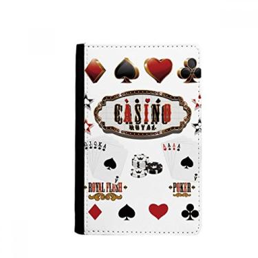 Imagem de Talheres para jogos com estampa de baralho, porta-passaporte, capa carteira Notecase Burse