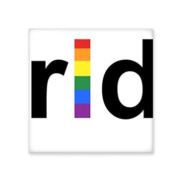 Imagem de LGBT Arco-íris Gay Lésbicas Transgêneros Azulejo de Cerâmica Brilhante Decalque Pedra Adorna de Tijolos Vitrificados