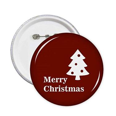 Imagem de Árvore de Natal Presente Estrela Hope Pins Emblema Botão Emblema Acessório Decoração 5 peças