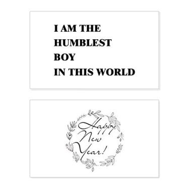 Imagem de Cartão de felicitações I Am The Humblest Boy Ano Novo Festival Bless Message Present