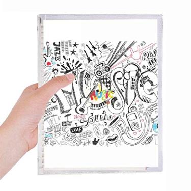 Imagem de Caderno Graffiti Street Culture Music Sound Volume Diário Folhas Soltas Recarregável Diário Papelaria