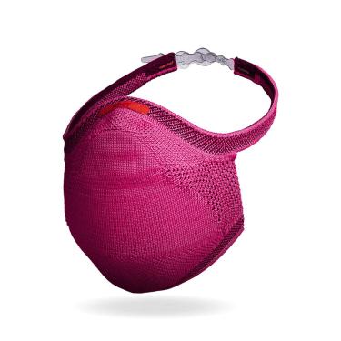 Imagem de Máscara Fiber Knit Sport + Filtro de Proteção + Suporte (Rosa Escuro, M)
