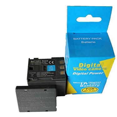 Imagem de Bateria BP-2L24h 2400mAh para câmera digital e filmadora Canon DC310, Elura 90, Vixia HG10, MD120, Optura 30, ZR100