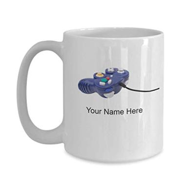 Imagem de Caneca de controle de videogame personalizada – Caneca de café para amantes de videogame – Caneca de café de 425 g