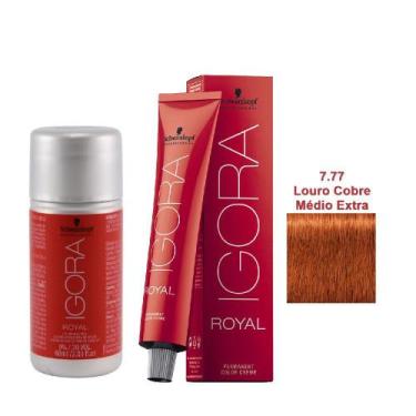 Coloração Schwarzkopf Igora 7.77 Louro Médio Cobre Extra – 60g - RioMar  Recife Online