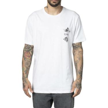 Imagem de Camiseta Rvca Tiger Beach Wt23 Masculina Branco