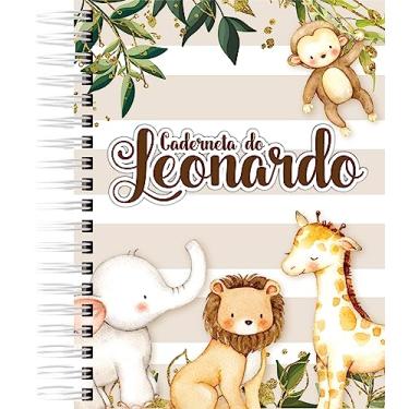 Imagem de CADERNETA DE VACINAÇÃO SAFARI MENINO PERSONALIZADA C/NOME