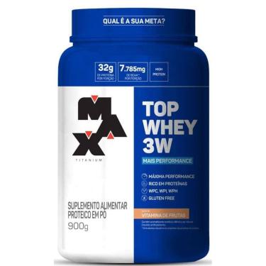 Imagem de Top Whey 3W Mais Performance (900g) Max Titanium