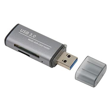 Imagem de Leitor de Cartão de Memória Profissional USB 3.0, Slots de Cartão Duplo, Transferência de Arquivos Em Segundos, Ultracompacto, para, para OS X, para LINUX