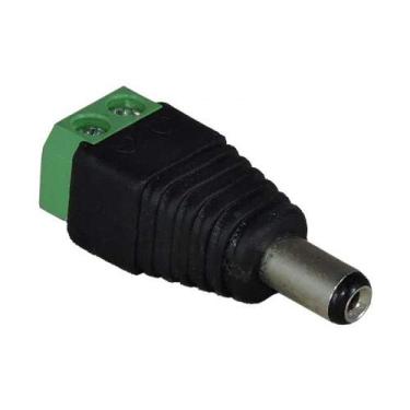Imagem de Plug Adaptador P4 para Borne Conector CFTV - Pacote com 10 peças