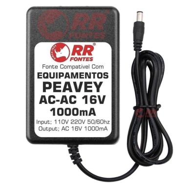 Imagem de Fonte Ac 16V Para Mesa Mixer Peavey Delta Deltafex Stomp