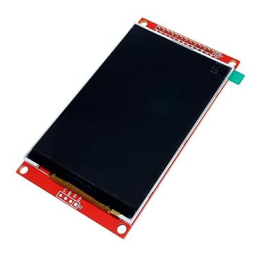 Imagem de ZEZEFUFU Módulo de tela LCD TFT de 3,5 polegadas integrado ILI9488 4 fios SPI porta serial placa base adaptador PCB