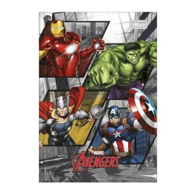 Imagem de Caderno Brochurao Marvel Avengers Tilibra 80 Folhas