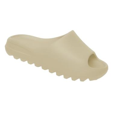 Imagem de Chinela Nuvem Confortável EVA Original Unissex Leve Mácia Retrô Yezee Sandália Slide Ortopédico (Areia, BR, Adulto, Faixa Numérico, 33, 34)