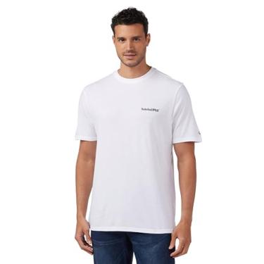 Imagem de Timberland PRO Camiseta masculina de manga curta com estampa de base Lw Corner Office, Branco, G