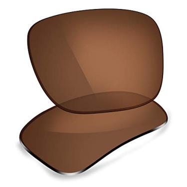 Imagem de ThunderClap Lentes de policarbonato de substituição para óculos de sol Oakley Holbrook OO4123 - Tijolo queimado antiembaçamento