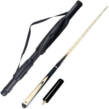 Imagem de Taco de bilhar, taco de bilhar feito à mão, estojo/saco/caixa rígida de bilhar para escolher, bom equilíbrio e peso, para bares de piscina, clubes (pontas de 11,5 mm, taco de piscina + barril)