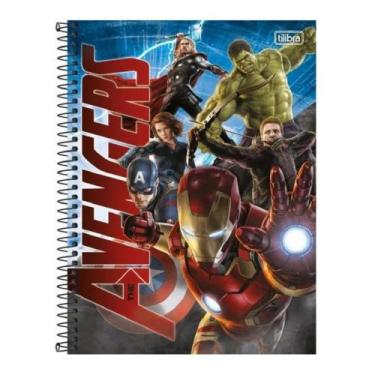 Imagem de Caderno Espiral Marvel Avengers Movie 200 Folhas Da Tilibra