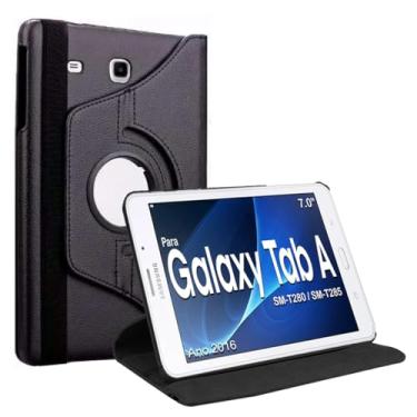 Imagem de CAPA CASE PARA TABLET SAMSUNG GALAXY TAB A6 7"Lite Sm-T280 Sm-T285 ANO 2016 - ALAMO (PRETO)