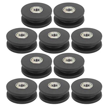 Imagem de Polia de náilon, máquina de substituição de roda de polia de rolamento, equipamento de ginástica doméstica, acessórios de força de exercício para acessório de treinamento