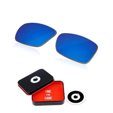Imagem de OWORK Lentes de reposição de policarbonato para óculos de sol Oakley Gascan OO9014 - Azul gelo