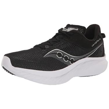 Imagem de Saucony Tênis masculino Kinvara 14, Preto/branco, 12.5 Wide