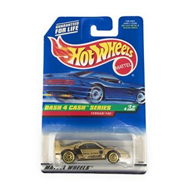 Imagem de Hot Wheels - 1998 - Dash 4 Cash Series - Ferrari F40 - Gold Metallic Paint - 2 of 4 - Collector #722 - Limited Edition - Collectible 1:64 Scale