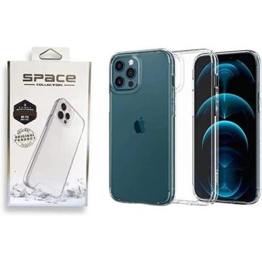 Imagem de Capa Capinha Clear Case Space Rígida Anti Amarelamento Resistente Para