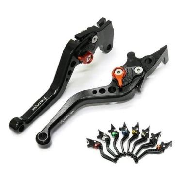 Imagem de Par Manete Embreagem Freio Esportivo Moto Cb 600f Hornet - Stark Race,
