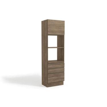 Imagem de Módulo Cozinha Kappesberg Maxxi Paneleiro G750 c/ 1 Porta e 3 Gavetas 