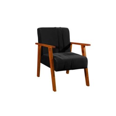 Imagem de Poltrona Cadeira Verona Decorativa Recepção Escritório Luxo - Portofin