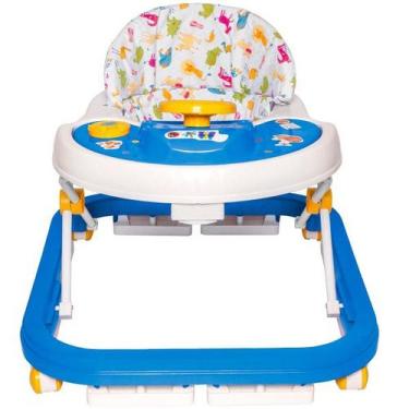 Imagem de Andador de Bebe Musical STYLL BABY, Azul, Bichinhos