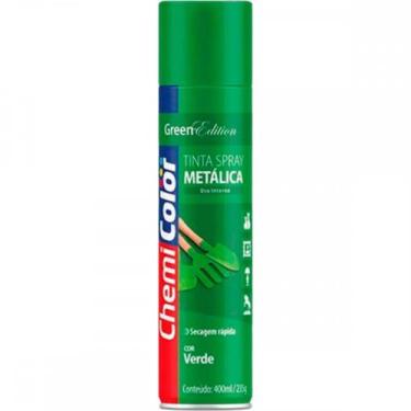 Imagem de Spray Chemic.Metalico Verde 400Ml - Chemicolor