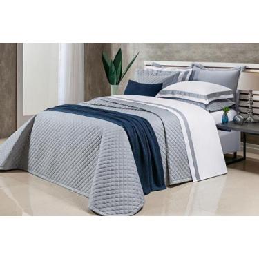 Imagem de Cobre Leito Super King Laisa Bordado 400 Fios 100% Algodão - Doce Lar 