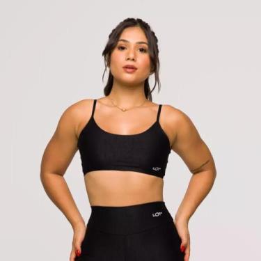 Imagem de Top Academia Fitness Feminino Poliamida Costas Abertas - LOT FITNESS C