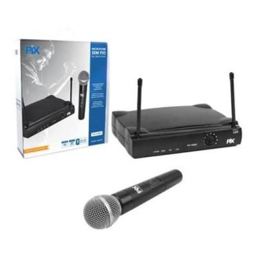 Imagem de Microfone Profissional Pix S/fio Px-1000b Uhf Simples Mão