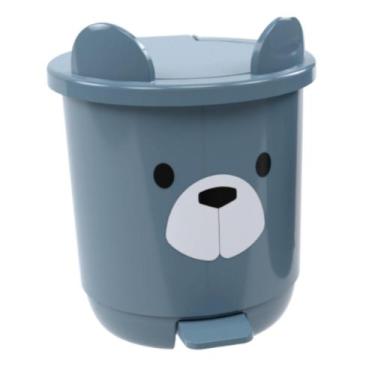 Imagem de Lixeira Infantil Decorada Ursinho Para quarto de Bebê 6,5 Litros PlasU