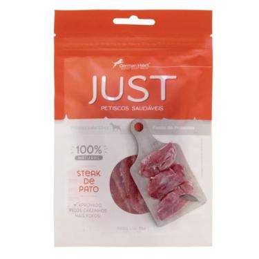 Imagem de Petisco Natural German Hart Cães Just Steak Pato 75g