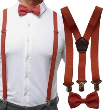 Imagem de Kit Suspensório E Gravata Borboleta Adulto Com Regulagem - MCOLIS, Ter