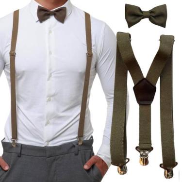 Imagem de Kit Suspensório E Gravata Borboleta Adulto Com Regulagem - MCOLIS, Ver