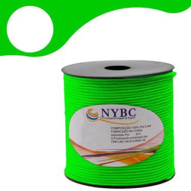 Imagem de Fio Náutico 2.5 Mm - Rolo C/ 100 Metros - Nybc, Verde Limão Nº: 225
