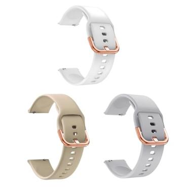 Imagem de ANKANG Pulseira de relógio universal de liberação rápida de 20 mm para Polar lgnite 3 2 Pacer Unite, pulseira de silicone macio com fivela de metal para mulheres Combo_2