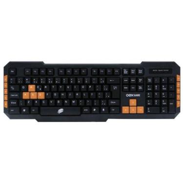 Imagem de Kit Teclado E Mouse Led 6 Botoes Brave OEX Game TM303 Preto