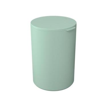 Imagem de Lixeira para Banheiro com Tampa 5 Litros Coza Serene Verde Jade
