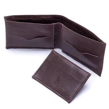 Imagem de Carteira Masculina Executiva Couro Porta Cartão Removível 002 - Rucksa