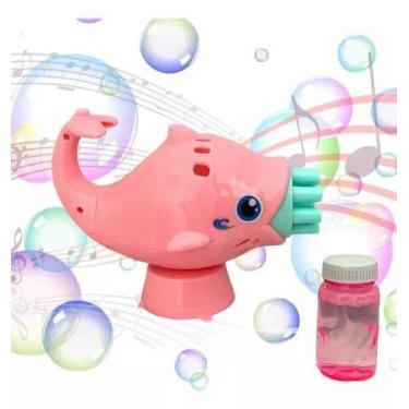 Imagem de Brinquedo De Bolhas Sabão Automático Golfinho - Rosa - TOYS