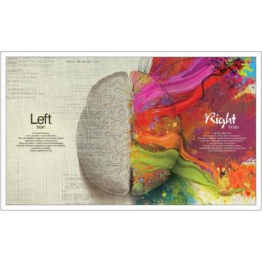 Imagem de Quadro Decorativo Medicina Cérebro Médicos Consultórios Decorações Sal