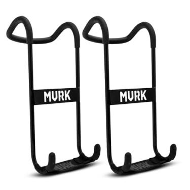 Imagem de MVRK Cabide de ganchos para halteres – Acessórios de suporte de halteres pesados para halteres e supino para suportar 113 kg